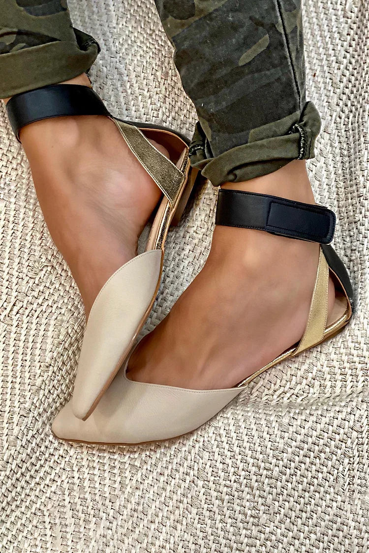 SANDALS BASSES ÉLÉGANTS