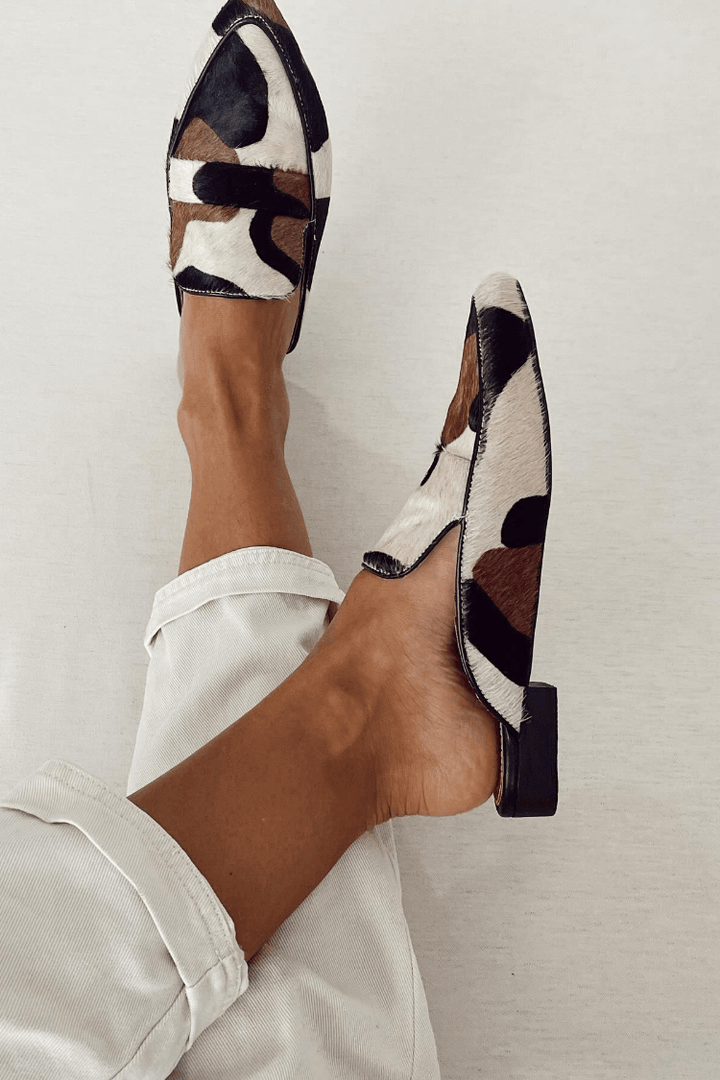 MOCASSINS À FANTAISIE ABSTRAITE