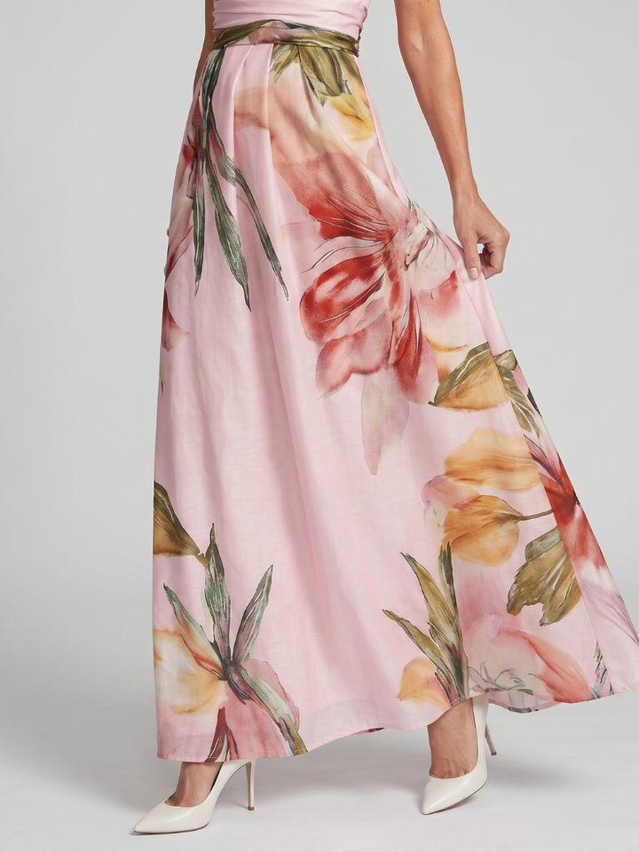 Hester | Robe maxi à encolure halter fluide