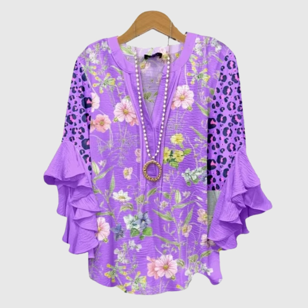 Aria | Floral Boho Blouse
