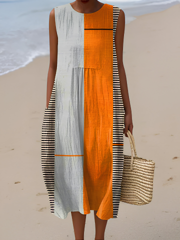 Robe Midi Colorblock May™