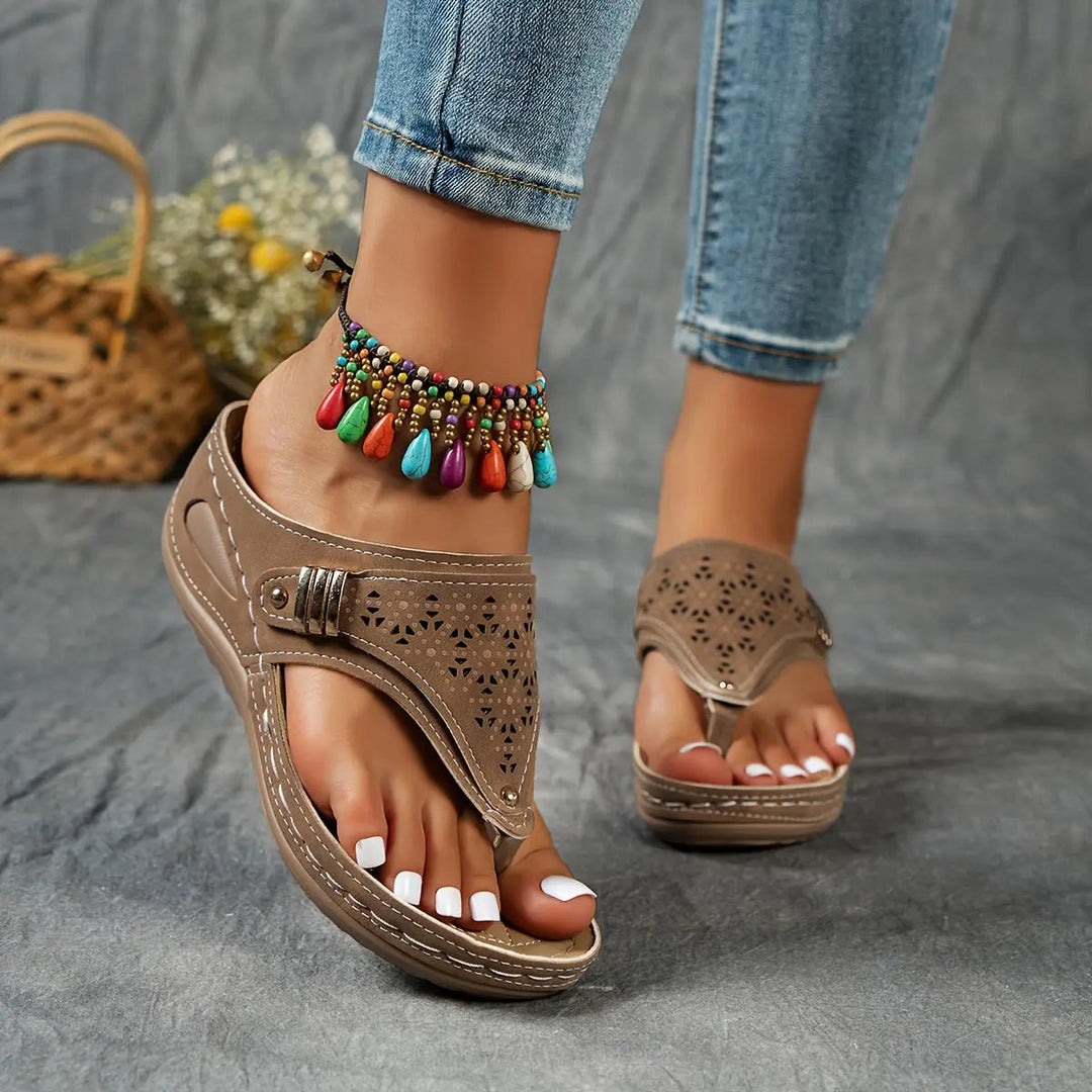 Élodie | Sandales à Talon et Tongs pour Femme