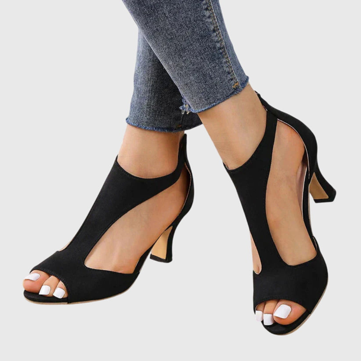 Elara Peep Toe Pumps