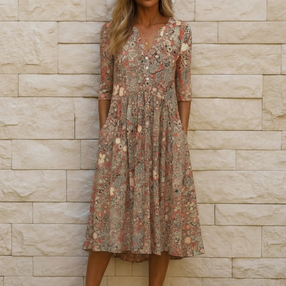 Alyssa | Robe Élégante avec Décolleté en V