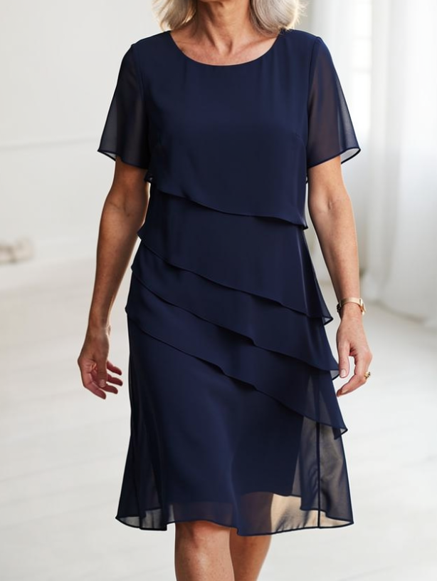 Juliette | Robe élégance fluide à volants