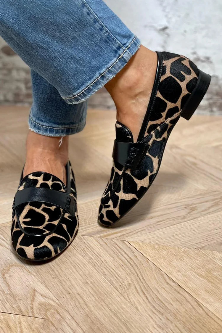 MOCASSINS ANIMALIER