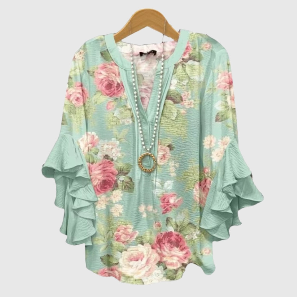 Skye | Floral Boho Blouse