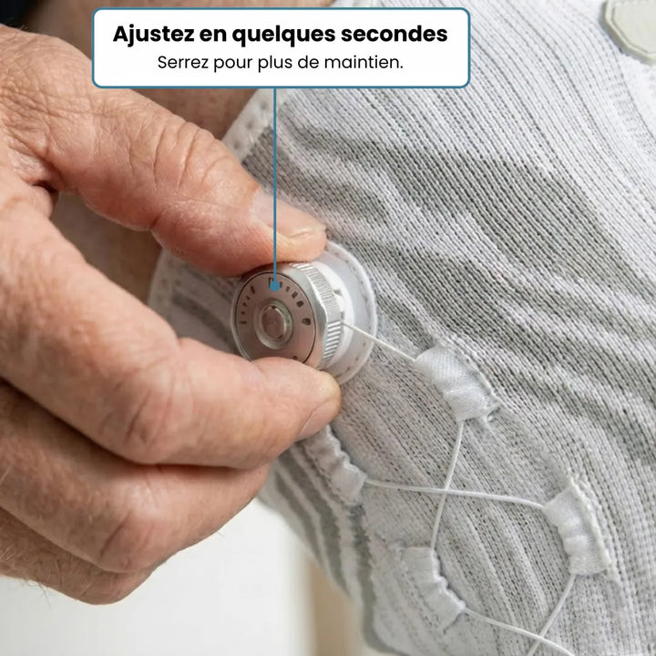 BioTex™ - Genouillère de Compression en Fibre de Bambou