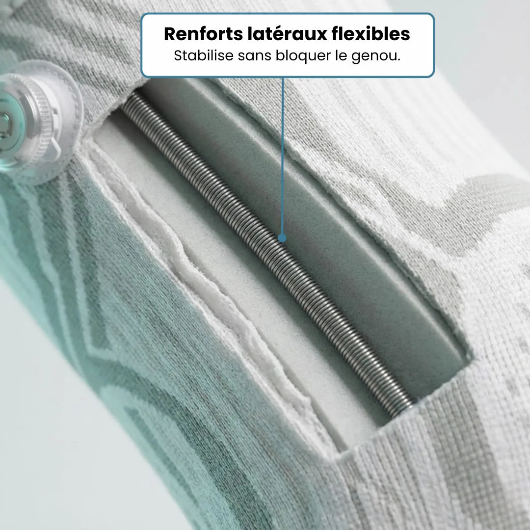 BioTex™ - Genouillère de Compression en Fibre de Bambou