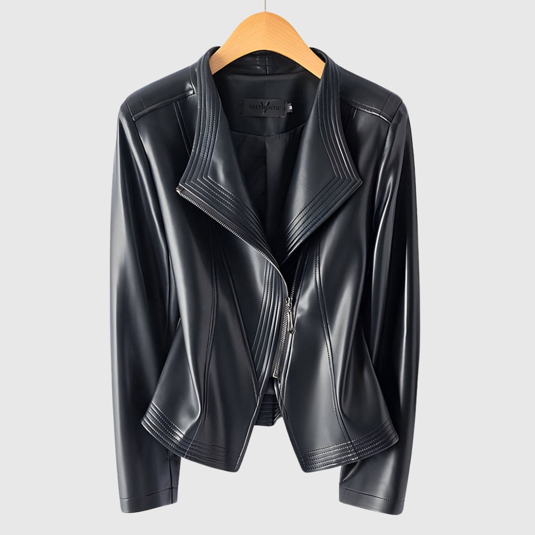 Elara Tailored Leather Jacket