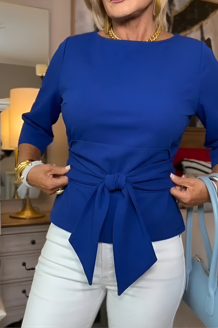 Dara | Haut élégant à taille nouée