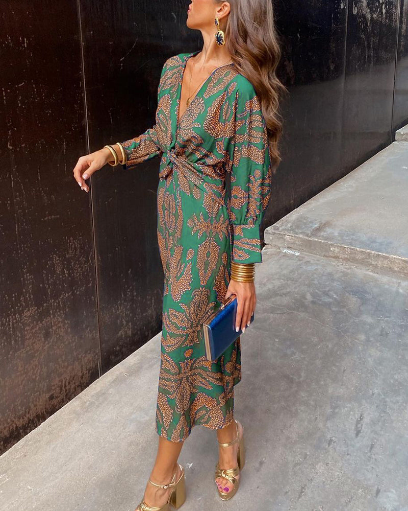 Arina Boho Wrap Dress