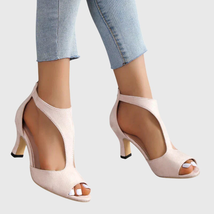 Elara Peep Toe Pumps