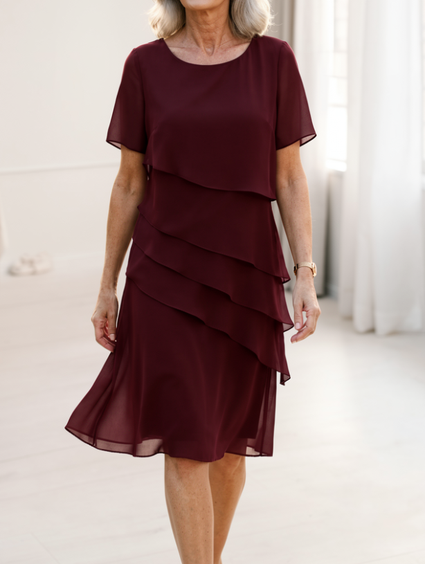 Juliette | Robe élégance fluide à volants