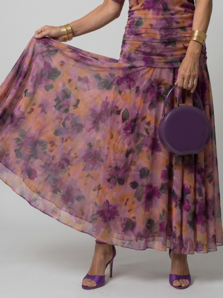 Calen | Robe Midi Décontractée à Épaules Nues
