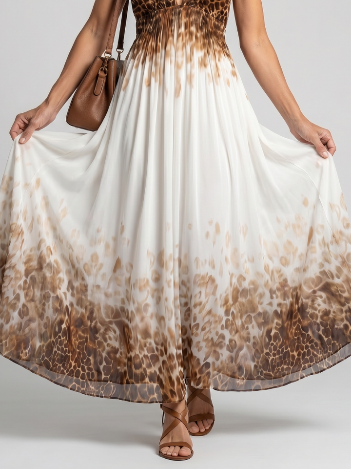Orlune | Robe Midi Plissée Blanche