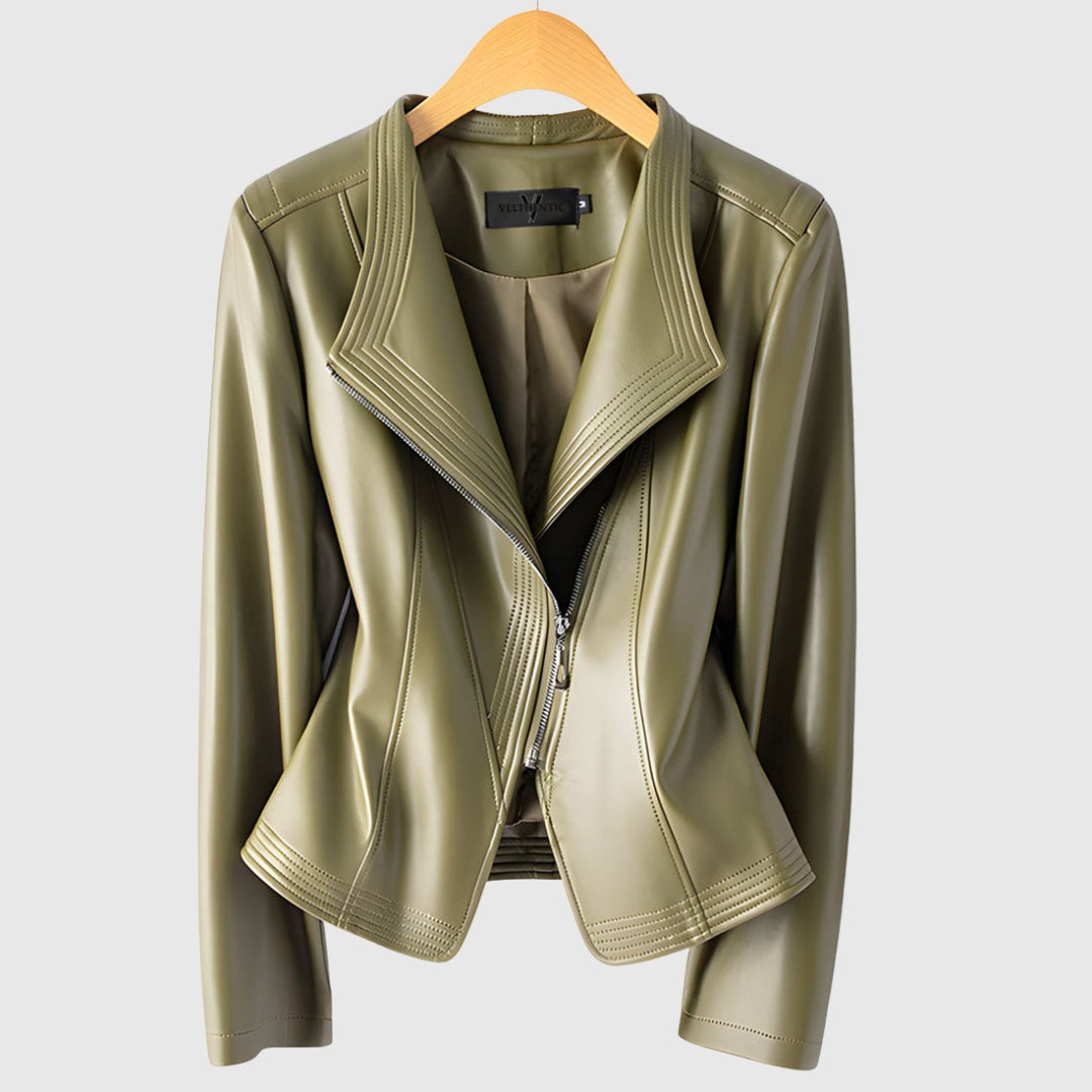Elara Tailored Leather Jacket
