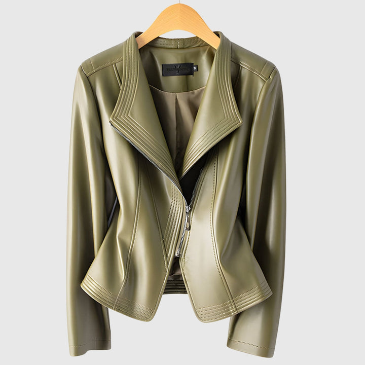 Elara Tailored Leather Jacket
