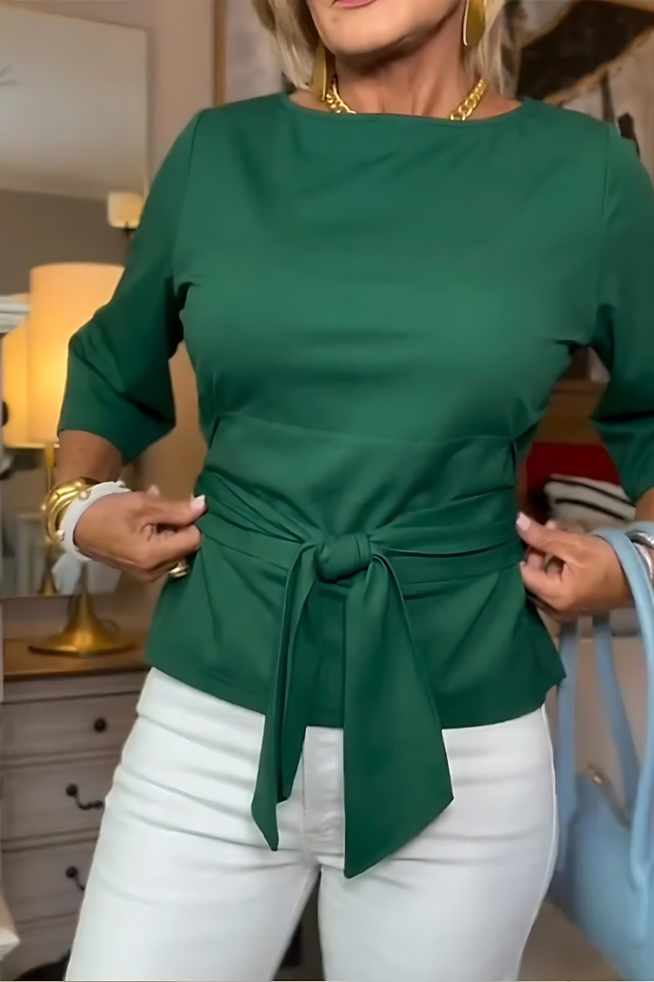 Dara | Haut élégant à taille nouée