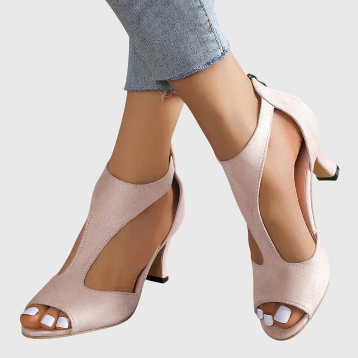 Elara Peep Toe Pumps