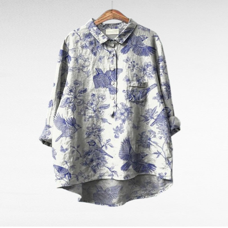 Mireva – Blouse Vintage Fiesta Florale