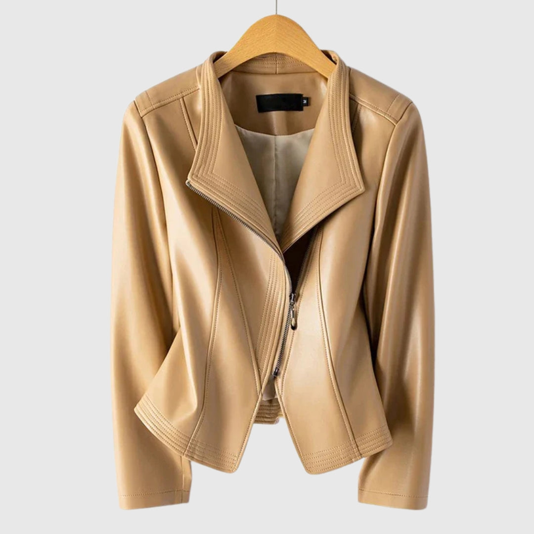 Elara Tailored Leather Jacket