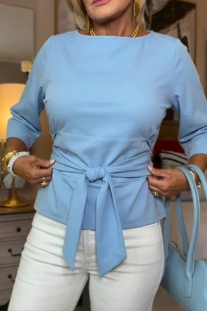 Dara | Haut élégant à taille nouée