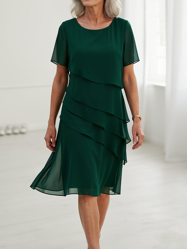 Juliette | Robe élégance fluide à volants