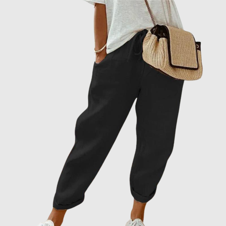 Linen Straight Pants