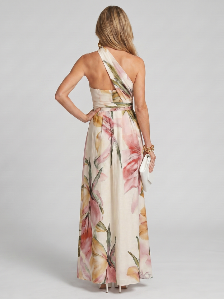 Hester | Robe maxi à encolure halter fluide
