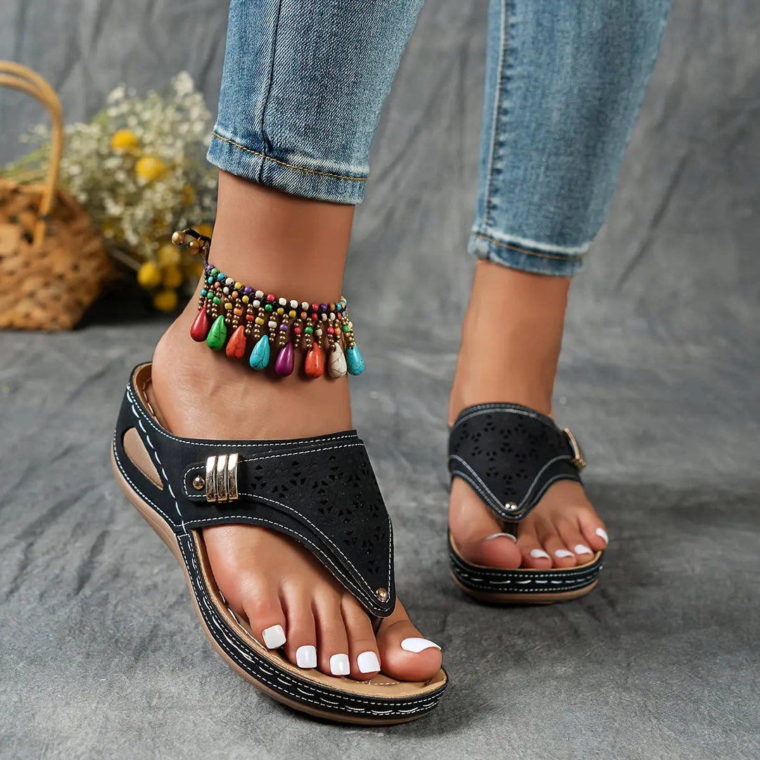 Élodie | Sandales à Talon et Tongs pour Femme
