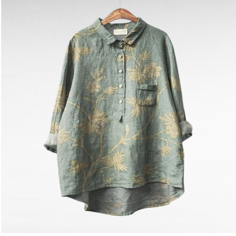 Mireva – Blouse Vintage Fiesta Florale