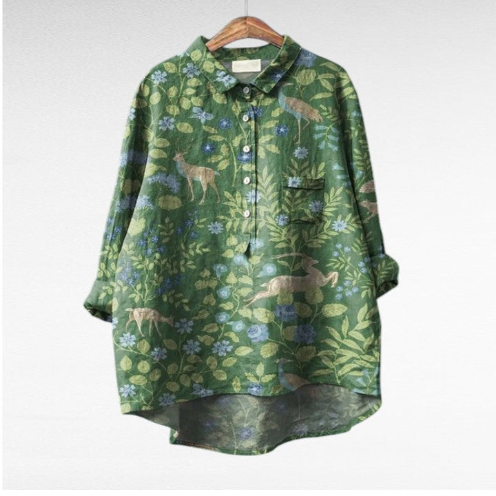 Mireva – Blouse Vintage Fiesta Florale