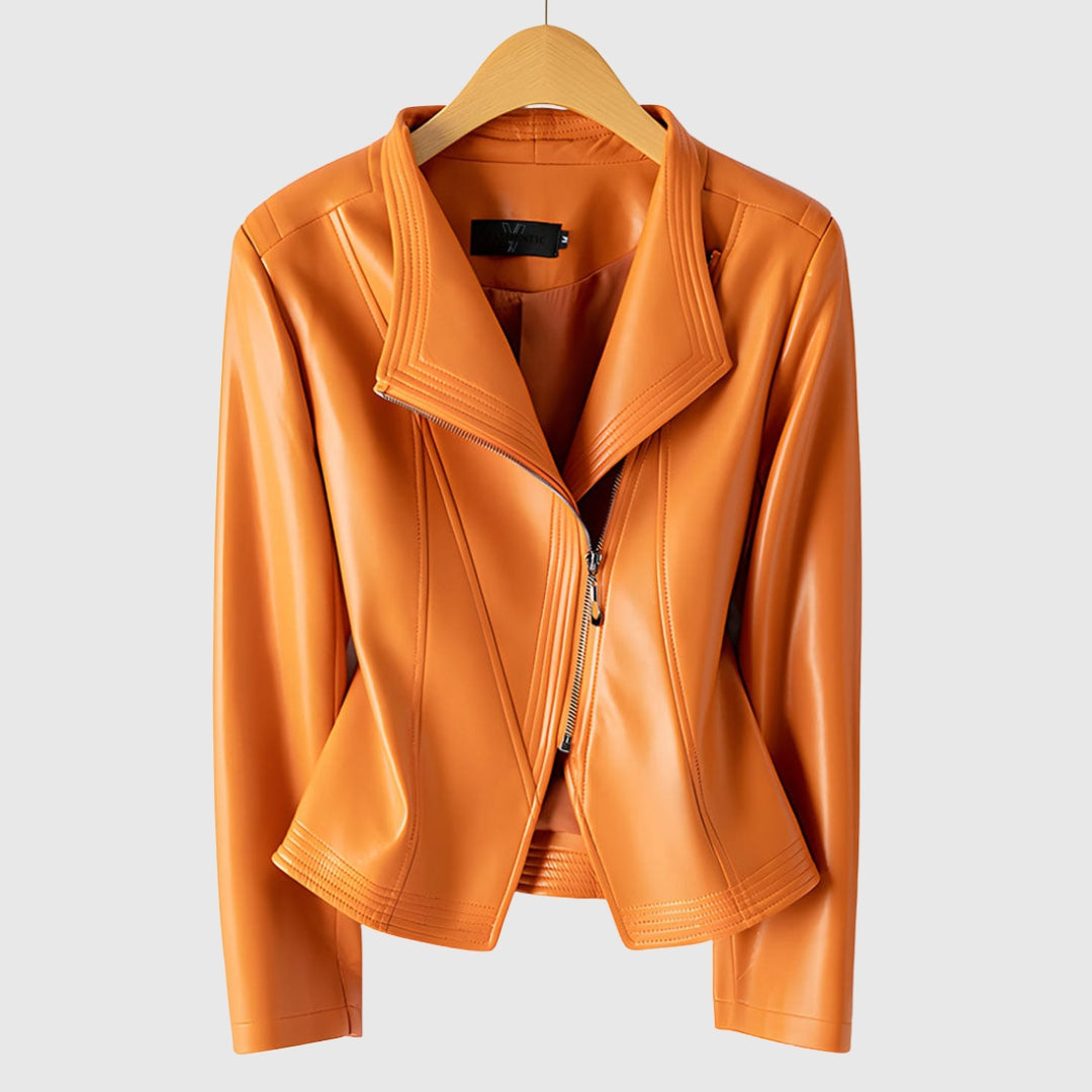 Elara Tailored Leather Jacket