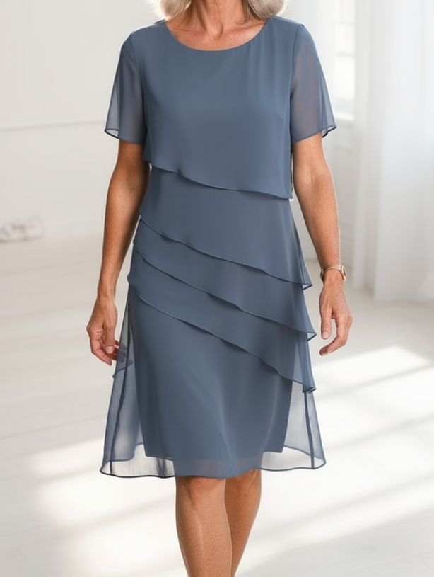 Juliette | Robe élégance fluide à volants