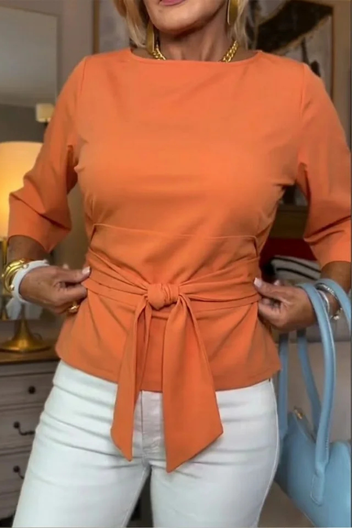 Dara | Haut élégant à taille nouée