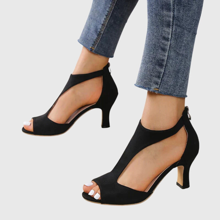 Elara Peep Toe Pumps