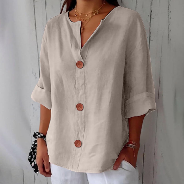 Emma - Blouse en Lin Décontractée