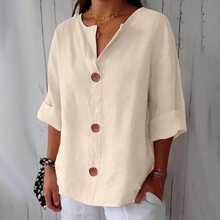 Emma - Blouse en Lin Décontractée