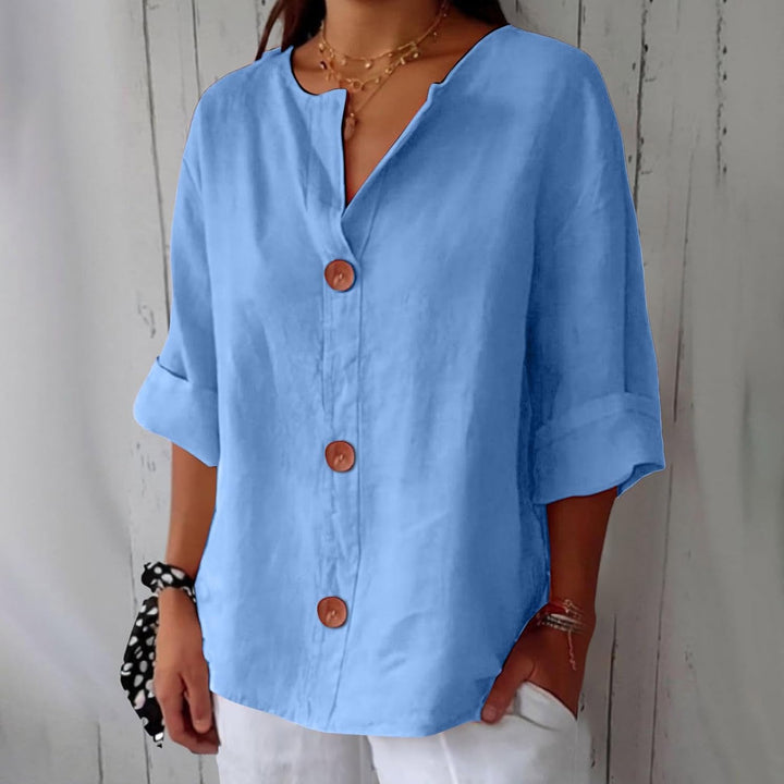 Emma - Blouse en Lin Décontractée