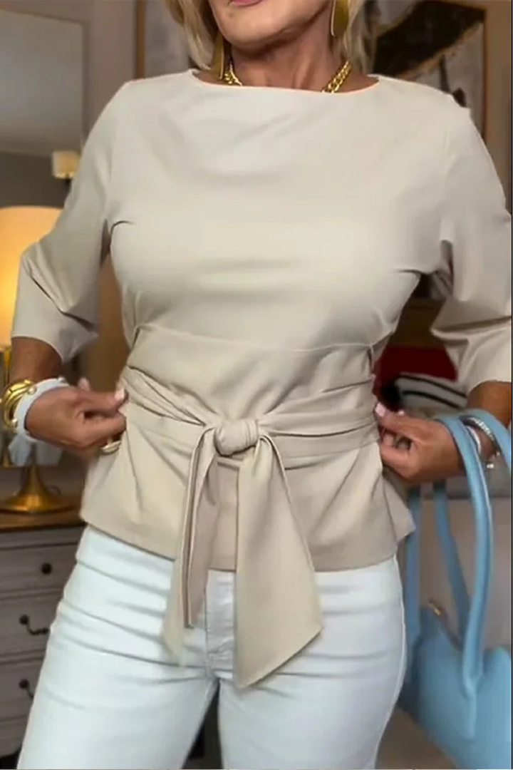 Dara | Haut élégant à taille nouée