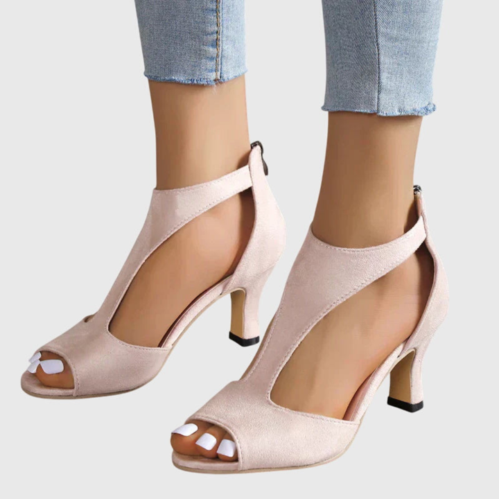 Elara Peep Toe Pumps