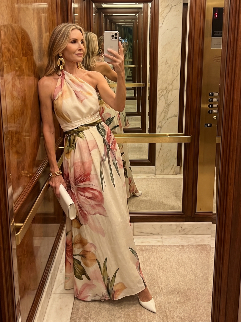 Hester | Robe maxi à encolure halter fluide