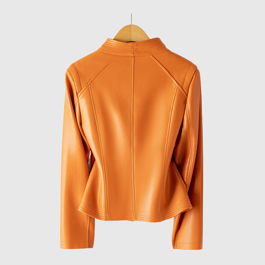 Elara Tailored Leather Jacket