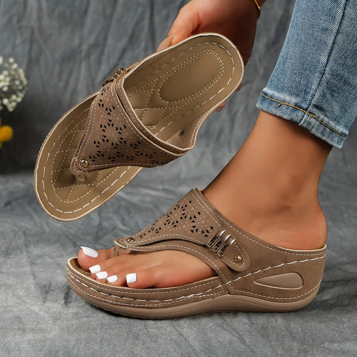 Élodie | Sandales à Talon et Tongs pour Femme