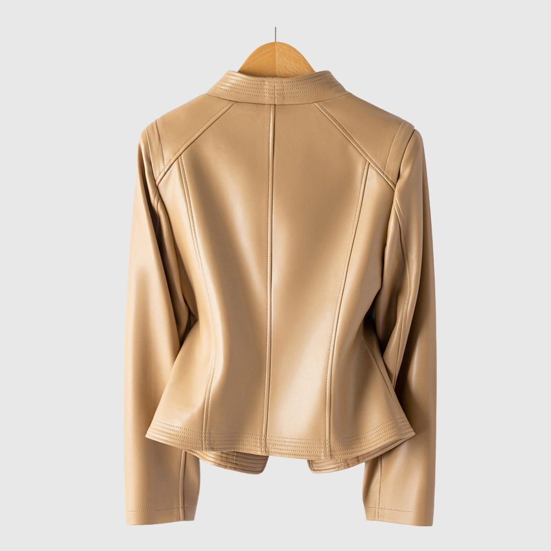 Elara Tailored Leather Jacket
