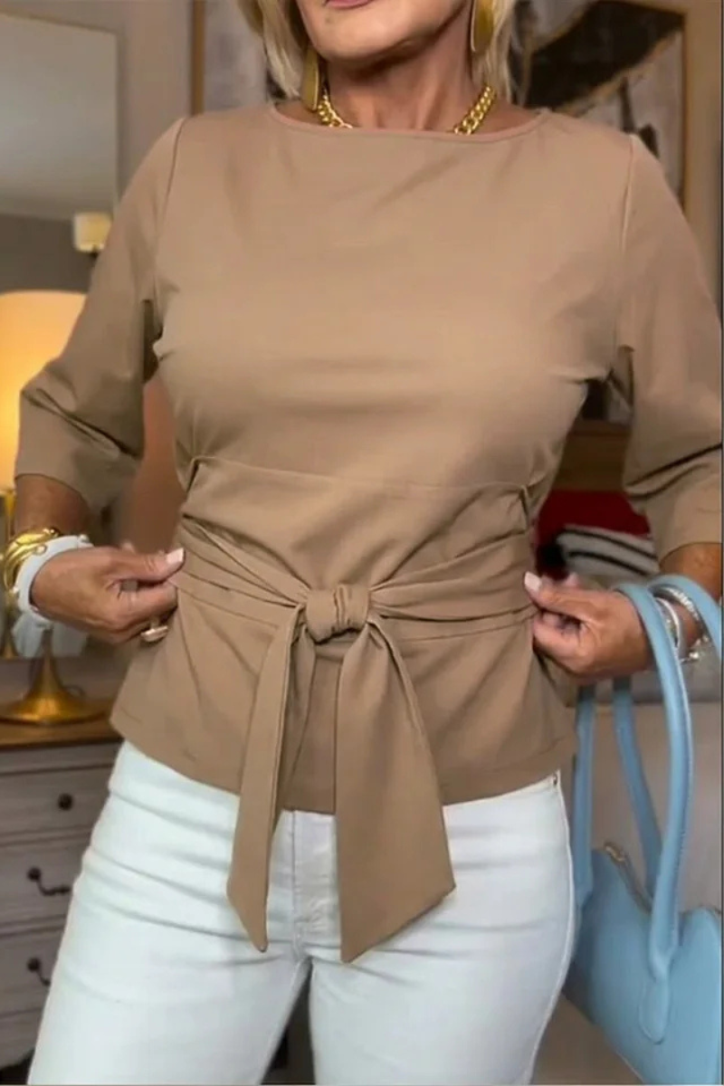 Dara | Haut élégant à taille nouée