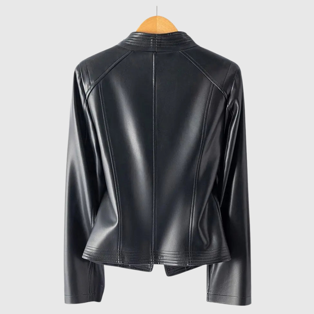 Elara Tailored Leather Jacket