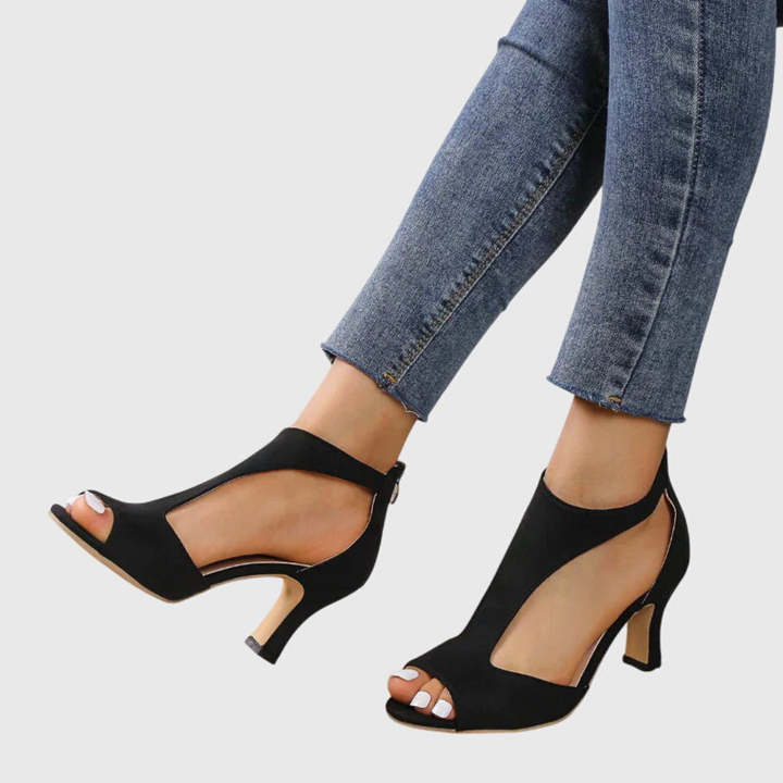 Elara Peep Toe Pumps