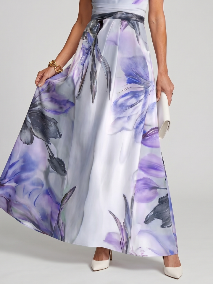 Hester | Robe maxi à encolure halter fluide